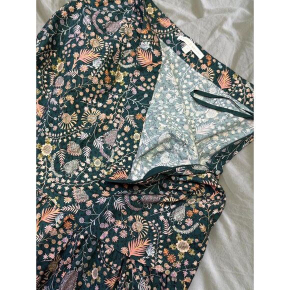 Antonio Melani Bohemian Festival Cotton Floral Feminine Romantic Midi Skirt - Picture 6 of 8